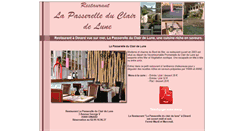 Desktop Screenshot of la-passerelle-restaurant.com