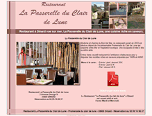 Tablet Screenshot of la-passerelle-restaurant.com